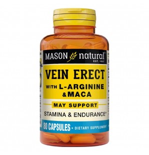 MASON NATURAL VEIN ERECT WITH L-ARGININE & MACA B80 CAPSULES