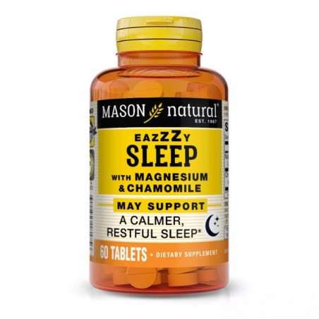 MASON NATURAL EAZZZY SLEEP MAGNESIUM CHAMOMILE B60 COMPRIMES