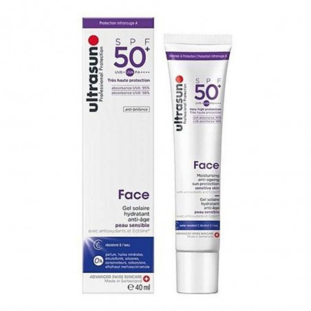 ULTRASUN FACE GEL SOLAIRE SPF50+ 40ML