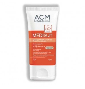ACM MEDISUN CREME MINERALE TEINTEE TEINTE CLAIRE SPF 50+ 40ML