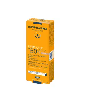 ISISPHARMA UVEBLOCK SPF50+ DRY TOUCH ULTRAFLUIDE TEINTE MEDIUM 40ML