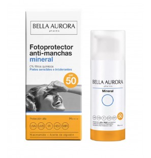 BELLA AURORA ECRAN SOLAIRE MINERAL SPF50+ 50ML