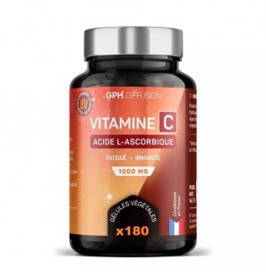 GPH VITAMINE C ACIDE L-ASCORBIQUE 1000MG B180 CAPSULES