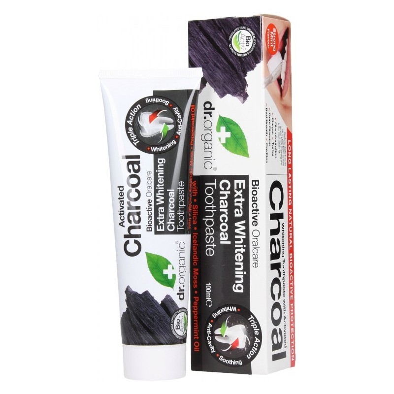 DR ORGANIC CHARBON dentifrice 100 ml DR ORGANIC CHARBON dentifrice 100 ml