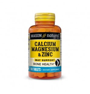 MASON NATURAL CALCIUM MAGNESIUM ZINC B100