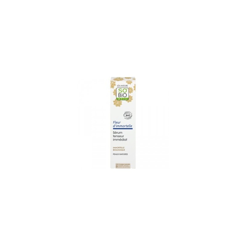 So'bio etic fleur d'immortelle sérum tenseur immédiat