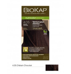BIOKAP NUTRICOLOR DELICATO N4.05 CHATAIN CHOCOLAT
