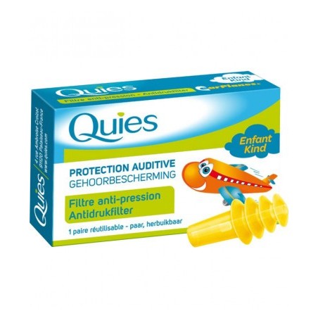 Quies protection auditive spéciale avion enfant B1 paire