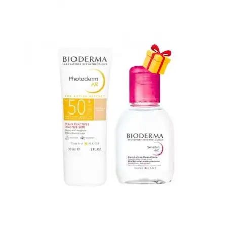 BIODERMA PACK PHOTODERM AR SPF 50+ 30 ML + EAU MICELLAIRE 100ML OFFERT