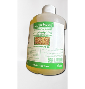 NATURE SOIN HUILE DE SESAME VIERGE 500ML