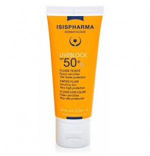 ISISPHARMA UVEBLOCK SPF50+ DRY TOUCH ULTRAFLUIDE TEINTE CLAIRE 40ML