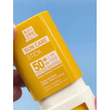 SOIVRE SUN CARE STICK SPF50+ LEVRES VISAGE CORPS 15G