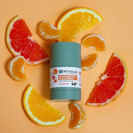 CENTIFOLIA DEODORANT STICK RECHARGEABLE 48H 5EN1 AGRUMES 50G