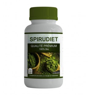 H2O SPIRUDIET SPIRULINE QUALITE PREMIUM 60 GELULES