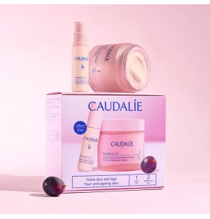 CAUDALIE COFFRET RESVERATROL 2025 CREME CACHEMIRE 50ML + SERUM LIFTANT 10ML