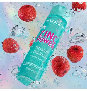 NUXE ZINC POWER LOTION PURIFIANTE ANTI-BOUTONS ZINC PCA + LYCHEE 200ML