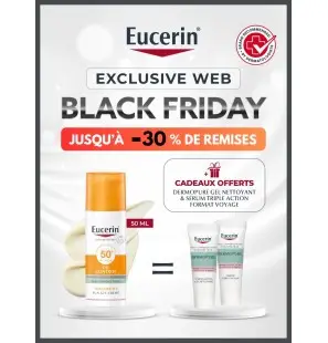EUCERIN OFFRE SUN TOUCHER SEC gel crème Oil Control spf 50+ | 50 ml