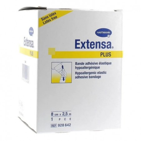 HARTMANN EXTENSA PLUS BANDE ADHESIVE 8CM*2.5M REF 928642