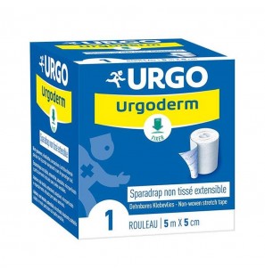 URGO URGODERM SPARADRAP HYPOALLERGENIQUE NON TISSE EXTENSIBLE 5M*5CM