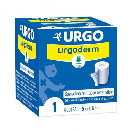 URGO URGODERM SPARADRAP HYPOALLERGENIQUE NON TISSE EXTENSIBLE 5M*5CM