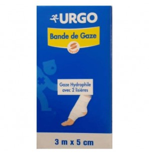 URGO BANDE DE GAZE 3M*5CM