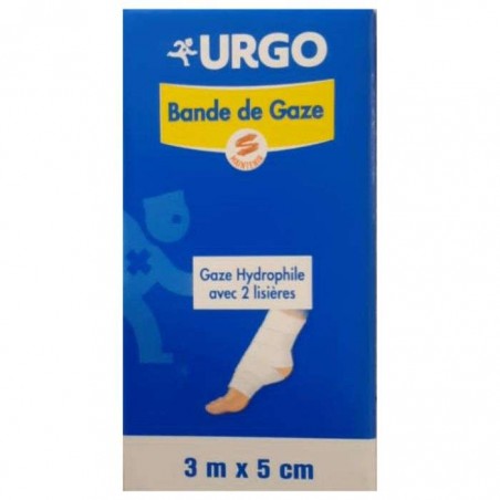 URGO BANDE DE GAZE 3M*5CM