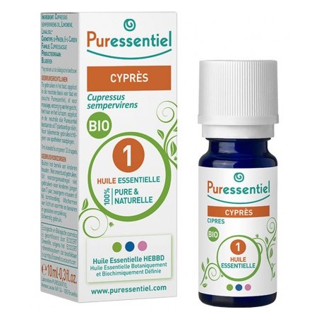 PURESSENTIEL CYPRES huile essentielle BIO 10 ml