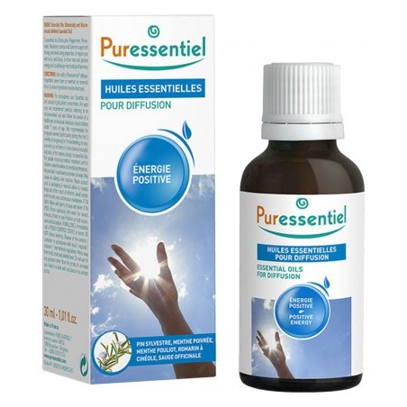 PURESSENTIEL ENERGIE POSITIVE Diffuse huiles essentielles 30 ml