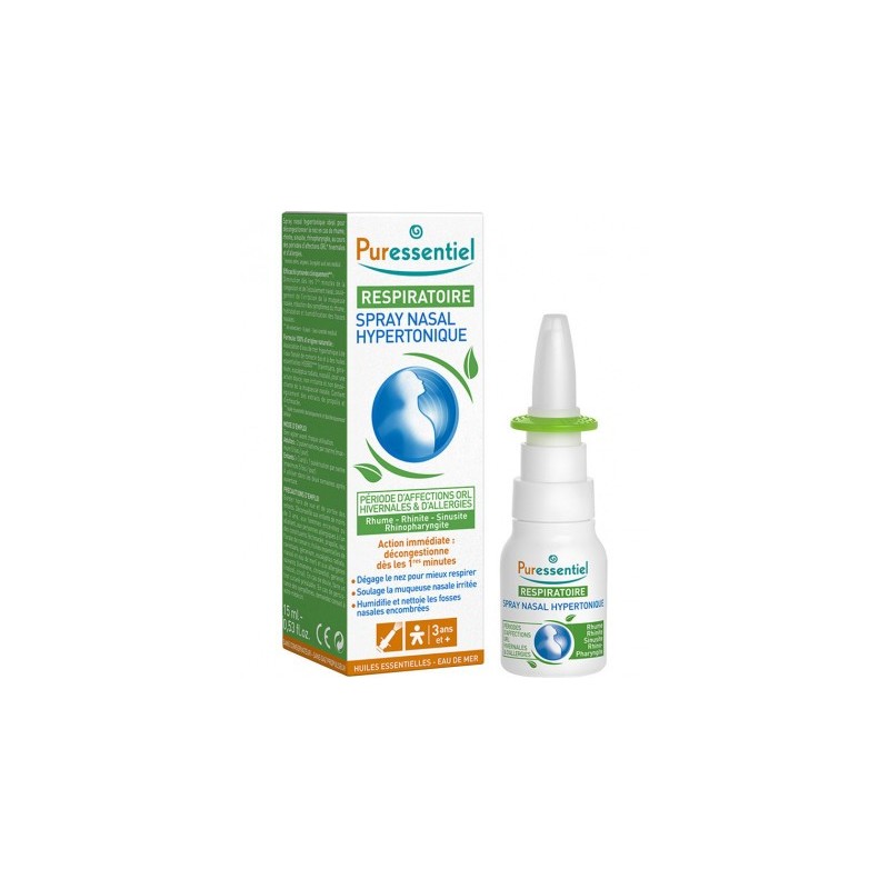 PURESSENTIEL RESP OK spray respiratoire nasal hypertonique 15 ml