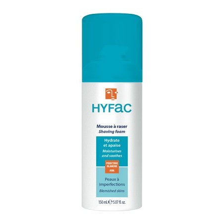 Hyfac mousse à raser dermatologique 150 ml