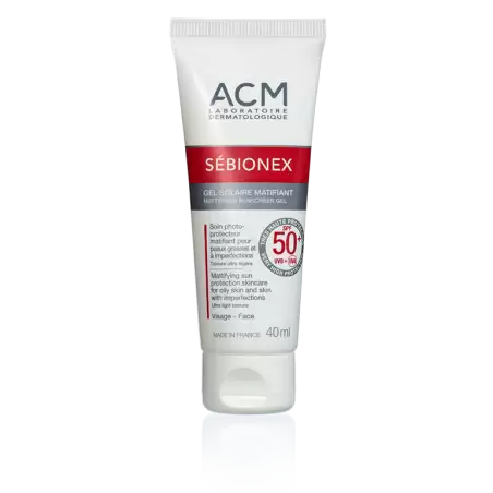 ACM SEBIONEX gel solaire matifiant spf 50+ | 40 ml