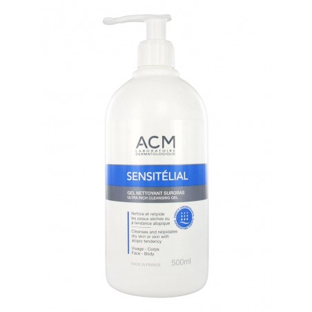 ACM SENSITELIAL gel nettoyant surgras 500 ml
