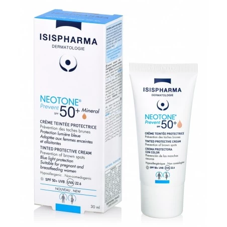 ISISPHARMA NEOTONE PREVENT crème minérale teintée spf 50+ l 30 ml
