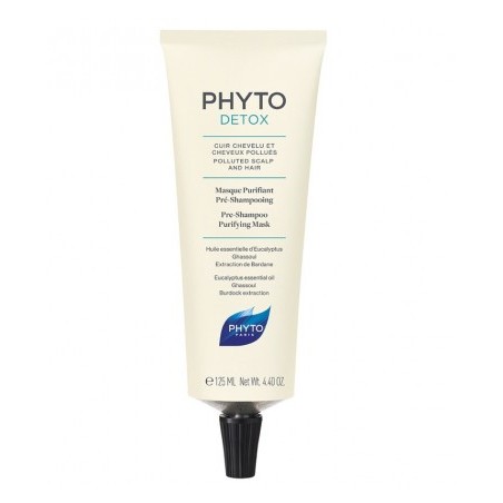 PHYTO DETOX masque purifiant pré-shampooing 125 ml