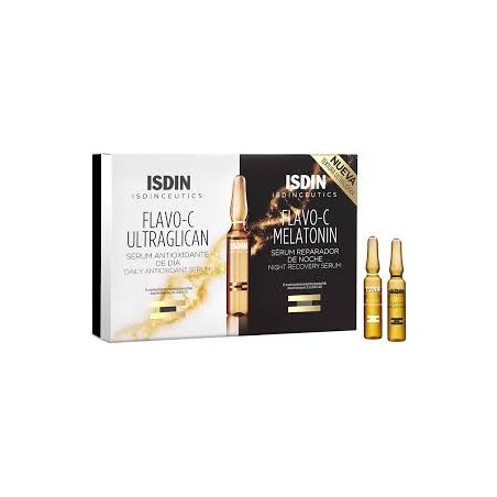 ISDIN CEUTICS FLAVO-C  sérum jour et nuit | 4 ampoules