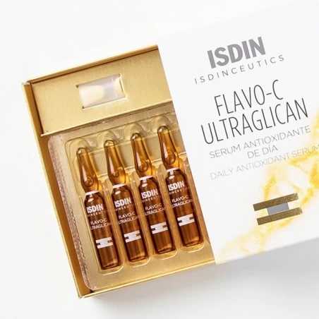 ISDIN FLAVO-C ULTRAGLICAN sérum Jour | 10 ampoules