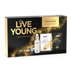 ISDIN PACK LIVE YOUNG routine jour et nuit anti-oxydant