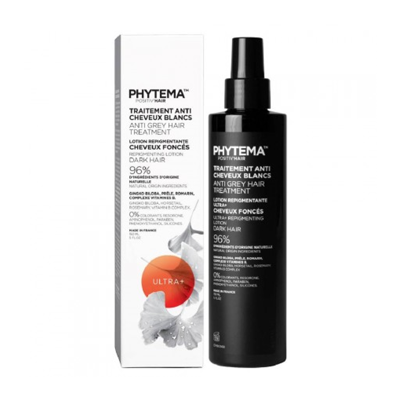PHYTEMA lotion Anti-cheveux Blanc Cheveux Foncés 150 ML