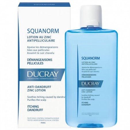 DUCRAY SQUANORM lotion antipelliculaire au Zinc | 200 ml