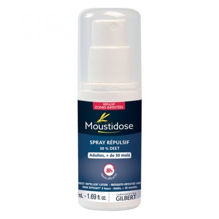 MOUSTIDOSE Spray répulsif Zones infestées 125 ml