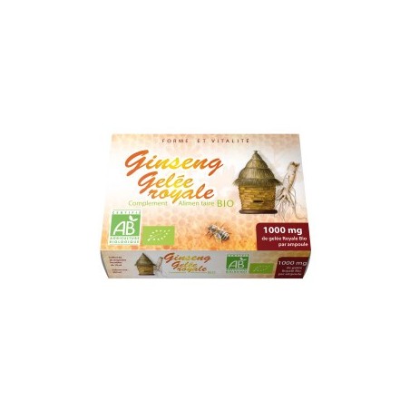 GPH DIFFUSION Gelée Royale 1000 mg + Ginseng | 20 ampoules