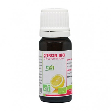 GPH DIFFUSION CITRON Huile Essentielle Bio | 10 ml