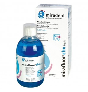 MIRADENT MIRAFLUOR CHX bain de bouche 500ML