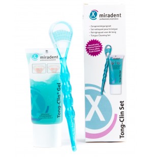 MIRADENT TONG CLIN SET 50ML (GEL + GRATTE LANGUE)