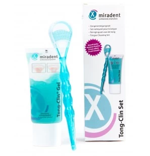 MIRADENT TONG CLIN SET 50ML (GEL + GRATTE LANGUE)