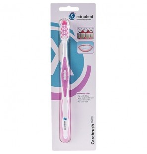 MIRADENT brosse à dents CAREBRUSH ROSE