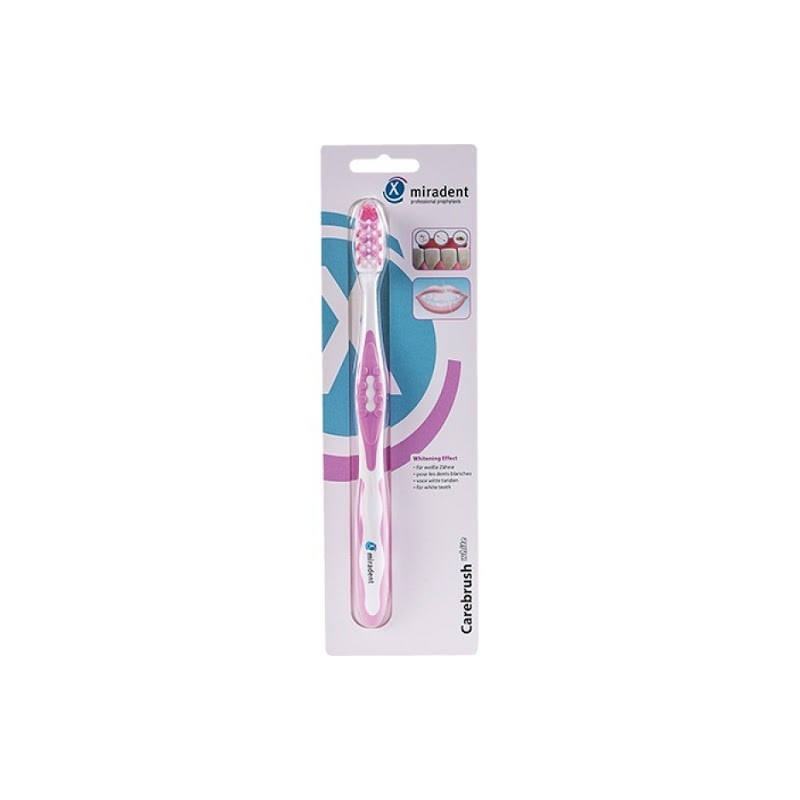 MIRADENT brosse à dents CAREBRUSH ROSE