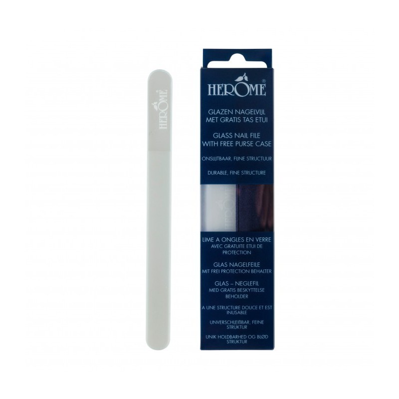 HERÔME Petite Lime en verre+Etui protection HERÔME Petite Lime en verre+Etui protection