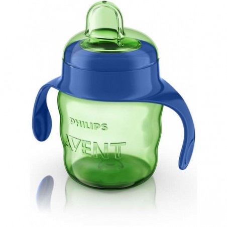 AVENT Tasse Verte Avec Anses Bleu 6M+ Garçon 200 ML