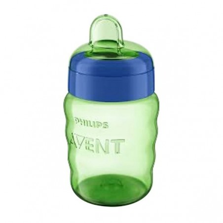 AVENT Tasse Verte Sans Anses Bleu 12M+ Garçon 260 ML